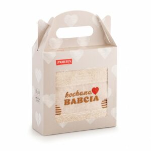 Ręcznik w opakowaniu KOCHANA BABCIA